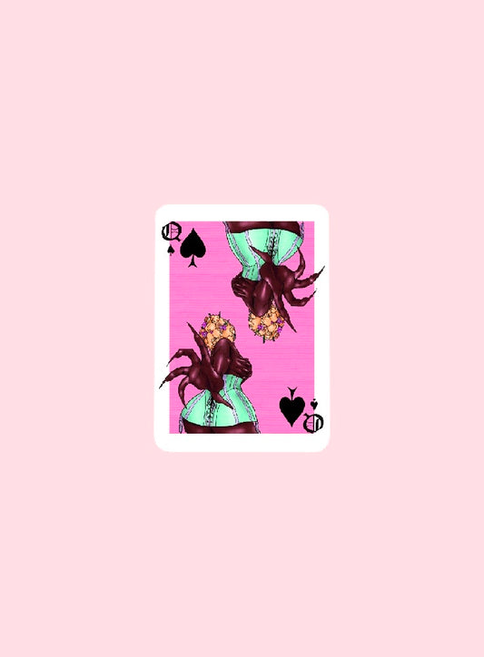 Queen of Spades Stickers