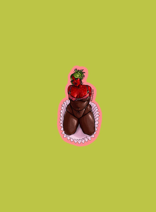 Chocolate Covered Sticker