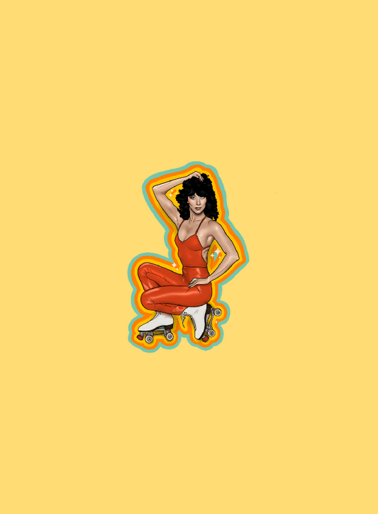 Roller Cher Sticker